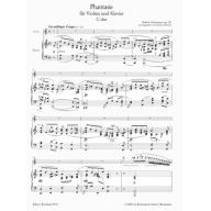 Schumann, Fantasy in C major for Violin