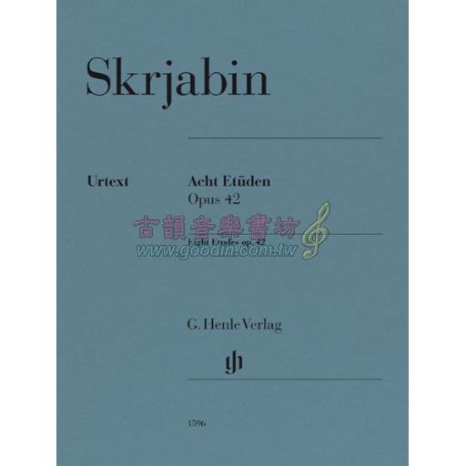 Skrjabin, Eight Etudes Op.42 for Piano