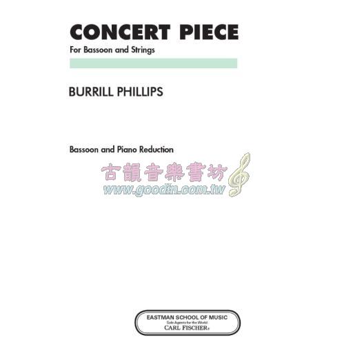 Phillips, Concert Piece for Bassoon and Piano