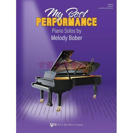 My Best Performance: Piano Solos, Book [ 3 ]