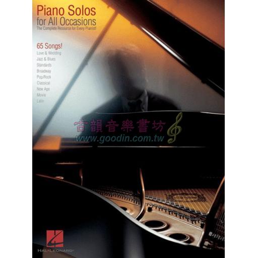 Piano Solos for All Occasions