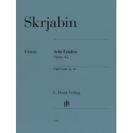 Skrjabin, Eight Etudes Op.42 for Piano