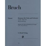 Bruch, Romance F major Op.85 for Viola and Orchestra