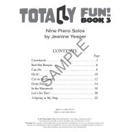 Jeanine Yeager, Totally Fun! Book [ 3 ]
