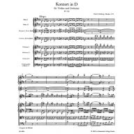 Mozart, Concerto for Violin and Orchestra No.4 in D major K.218 (Score)