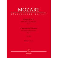 Mozart, Concerto for Violin and Orchestra No.4 in D major K.218 (Score)