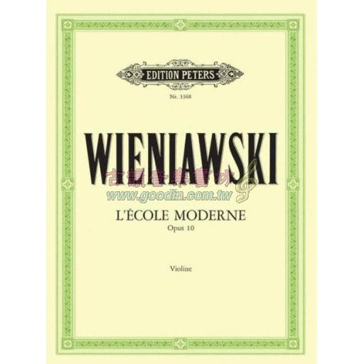 Wieniawski, L'École Moderne Op.10 for Violin