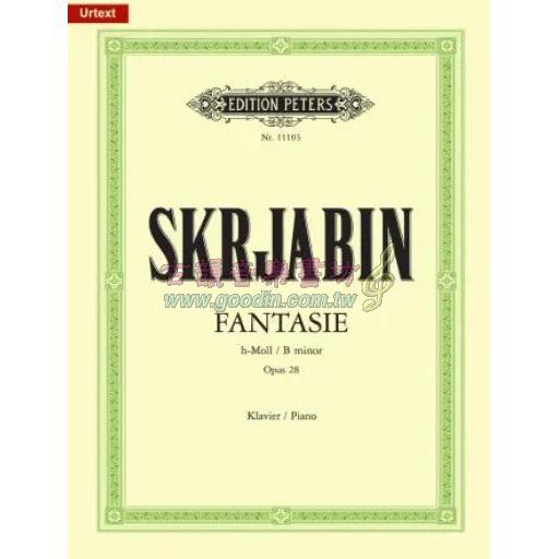 Skrjabin, Fantasie B minor Op.28 for Piano