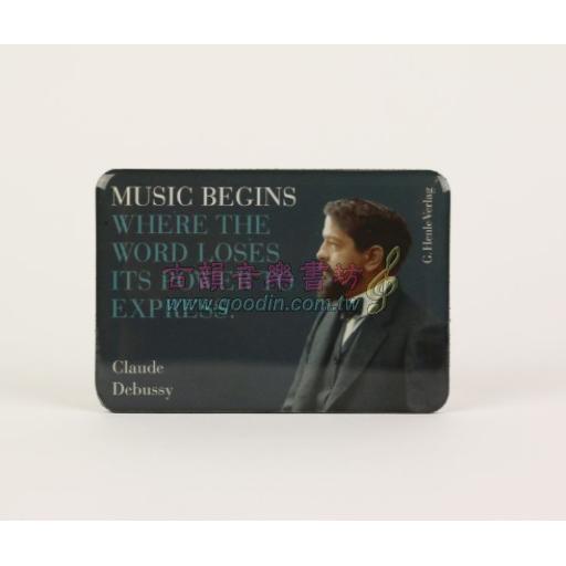 Decorative Magnet Debussy