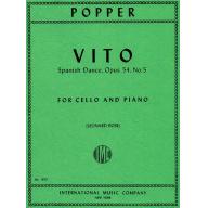 Popper, Vito Spanish Dance Op.54 No.5 for Cello