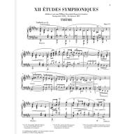 Schumann, Symphonic Etudes Op.13 