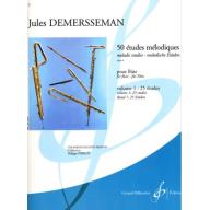 Demersseman, 50 études mélodiques opus 4-1e cahier pour Flute