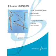 Donjon, 8 Études de salon for Solo Flute