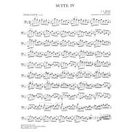 Bach, Six Suites for Cello Solo BWV 1007–1012 Vol.2 Edition for Double Bass