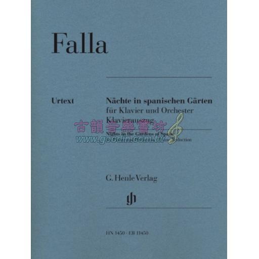 Falla, Nights in the Gardens of Spain for Piano