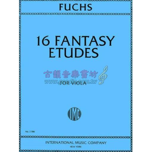 Fuchs, 16 Fantasy Etudes Viola 