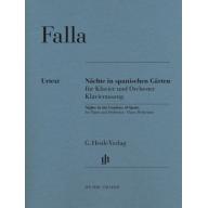 Falla, Nights in the Gardens of Spain for Piano