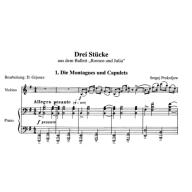 Prokofiev, 3 Pieces Romeo & Juliet for Violin