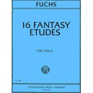 Fuchs, 16 Fantasy Etudes Viola 