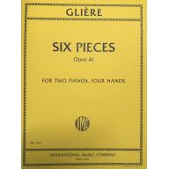 Gliere Six Pieces Op.41 2P4H  