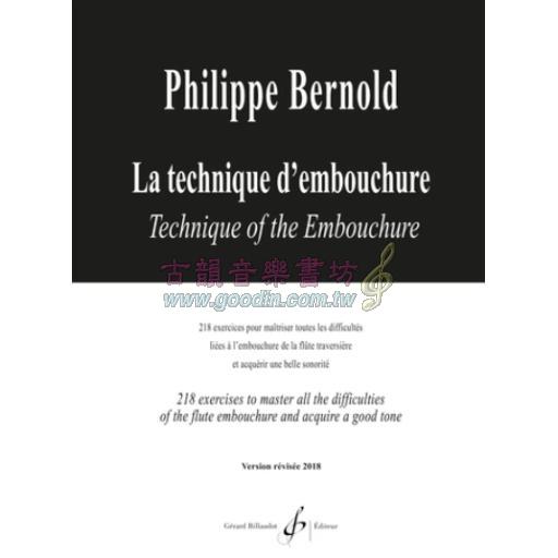 Bernold, La Technique d'embouchure for Flute