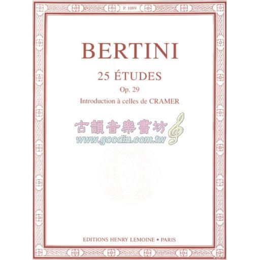 Bertini, 25 Etudes Op.29 for Piano 