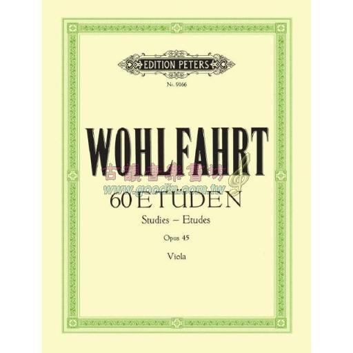 Wohlfahrt, 60 Studes Op.45 for Viola