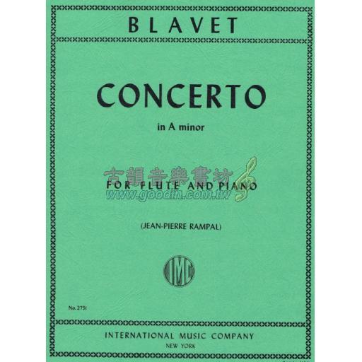 Blavet, Flute Concerto in A minor