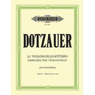 Dotzauer 113 Studies III for Cello