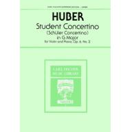 Huber, Student Concertino In G Major Op.6 No.2 for Violin and Piano