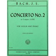Bach, Concerto No.2 in E major Violin