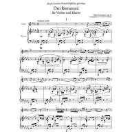 Clara Schumann 3 Romances Op.22 for Violin 