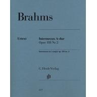 Brahms, Intermezzo A major Op.118 No.2