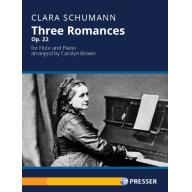 Clara Schumann 3 Romances Op.22 for Flute