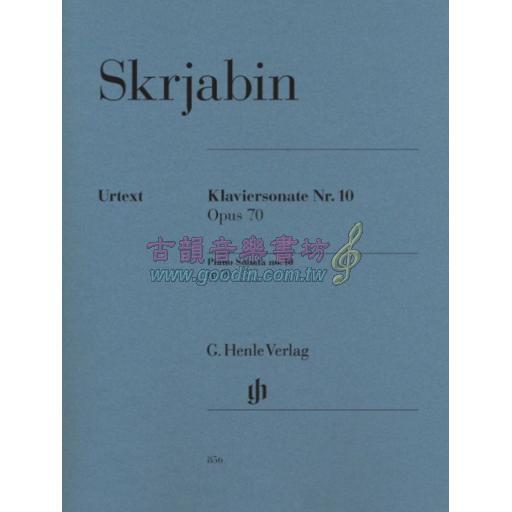 Scriabin Piano Sonata no. 10 op. 70