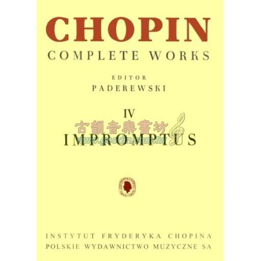 Chopin Complete Works IV - Impromptus