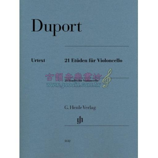 Duport 21 Etudes for Violoncello