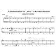 Brahms Schumann Variations E flat major Op.23