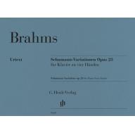 Brahms Schumann Variations E flat major Op.23
