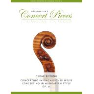 Rieding Concertino in Hungarian A minor op. 21 Violin