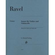 Ravel Sonata for Violin and Violoncello
