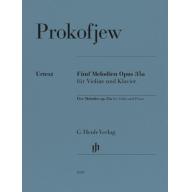 Prokofiev Five Melodies op. 35a Violin