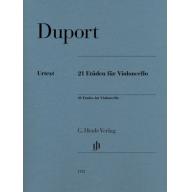Duport 21 Etudes for Violoncello