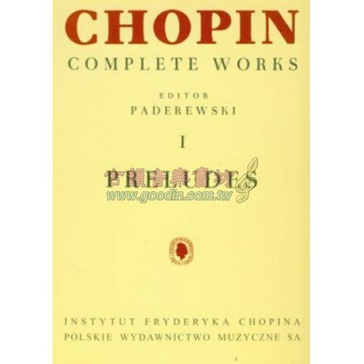 【波蘭國家版】Chopin Preludes Complete Works I