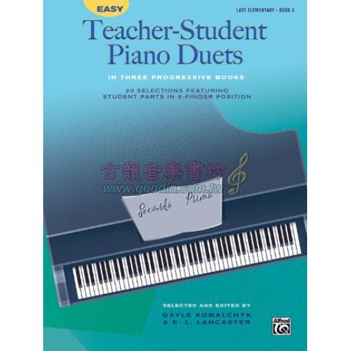 Easy Teacher-Student in Three Progressive Book 3 (1 Piano, 4 Hands)