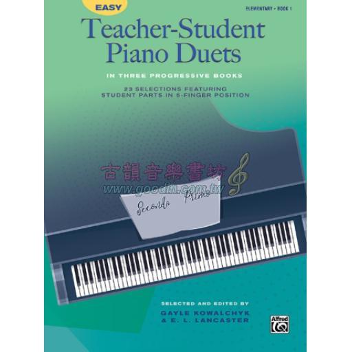 Easy Teacher-Student in Three Progressive Book 1 (1 Piano, 4 Hands)