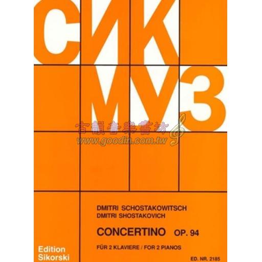 Shostakovich, Concertino for 2 Pianos Op.94