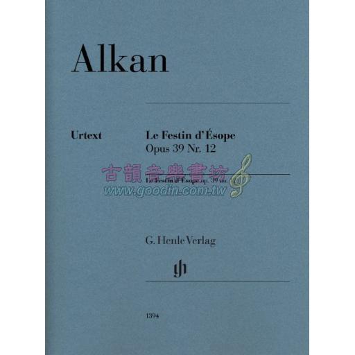 Charles Valentin Alkan, Le Festin d’Ésope Op.39 No.12 for Piano