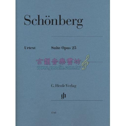 Schonberg, Suite Op.25 for Piano