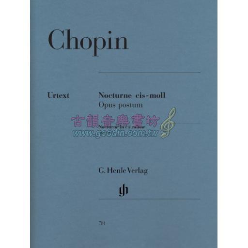 Chopin, Nocturne C sharp minor (Lento con gran espressione)
